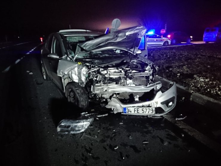 Tekirdağ’da yoğun sis kaza getirdi: 1’i bebek 5 yaralı