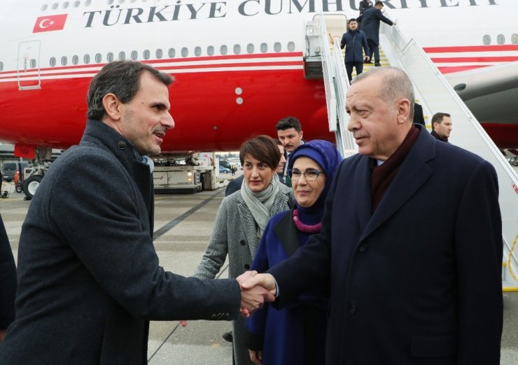 Cumhurbaşkanı Erdoğan İsviçre’de