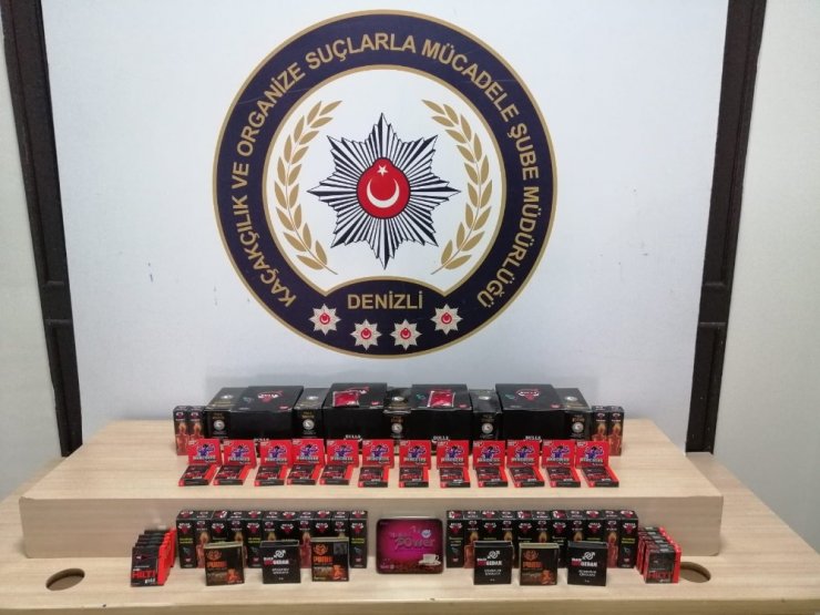 Polisten kaçak elektronik sigara ile cinsel içerikli ürün operasyonu