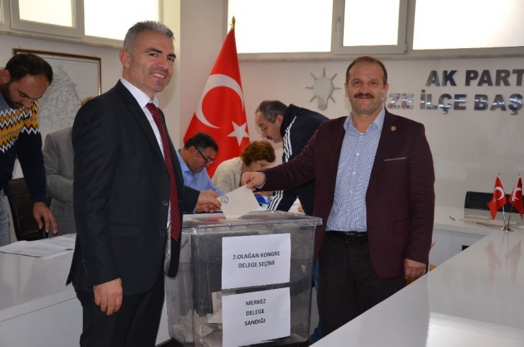 Gerze’de AK Parti delege seçimleri