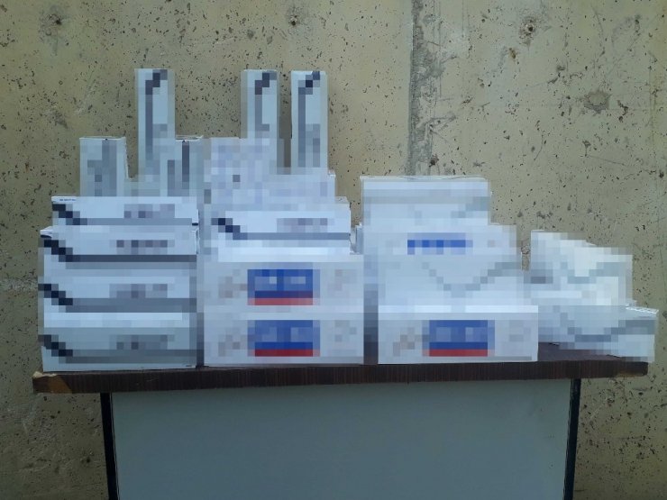 Hatay’da bin 490 paket kaçak sigara ele geçirildi