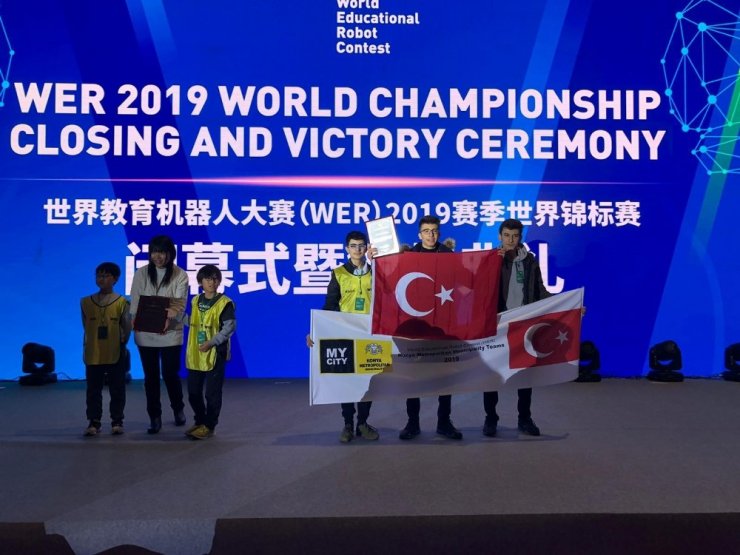 Dünya Eğitim Robotları Yarışmasında Konya’ya 2 ödül