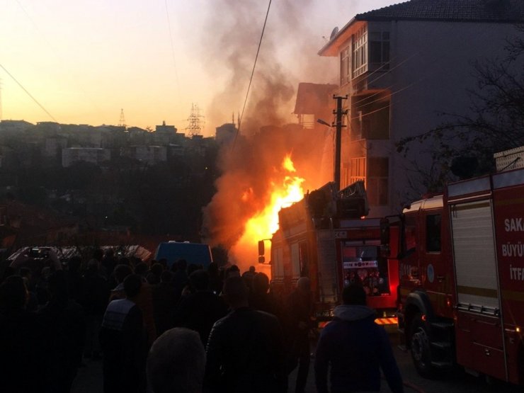 Sakarya’da çıkan yangın 3 saatte kontrol altına alındı