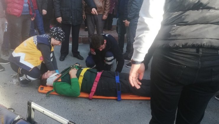 Bafra’da iş kazası: 1 yaralı