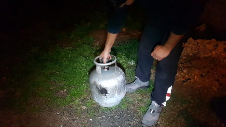Parlayan tüp yangına neden oldu: 1 yaralı