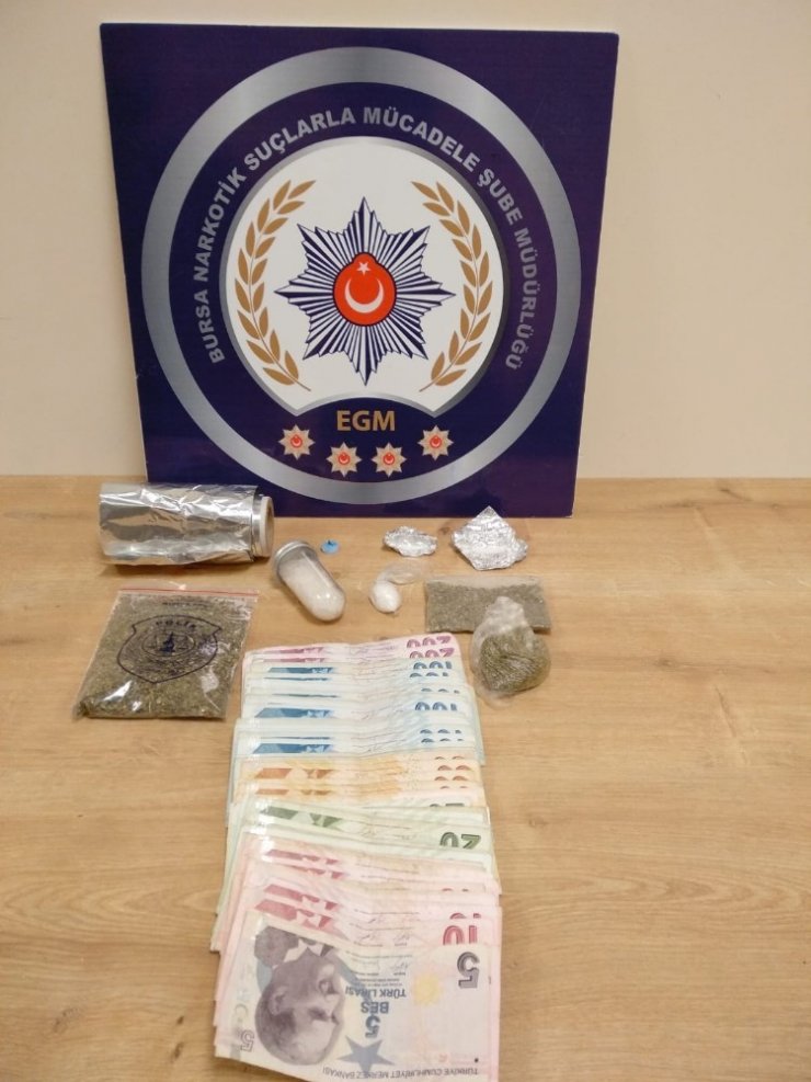 Bursa’da narkotik operasyonunda 5 tutuklama