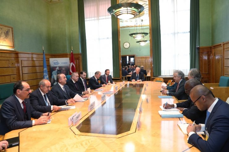 Cumhurbaşkanı Erdoğan, BM Genel Sekreteri Guterres ile görüştü