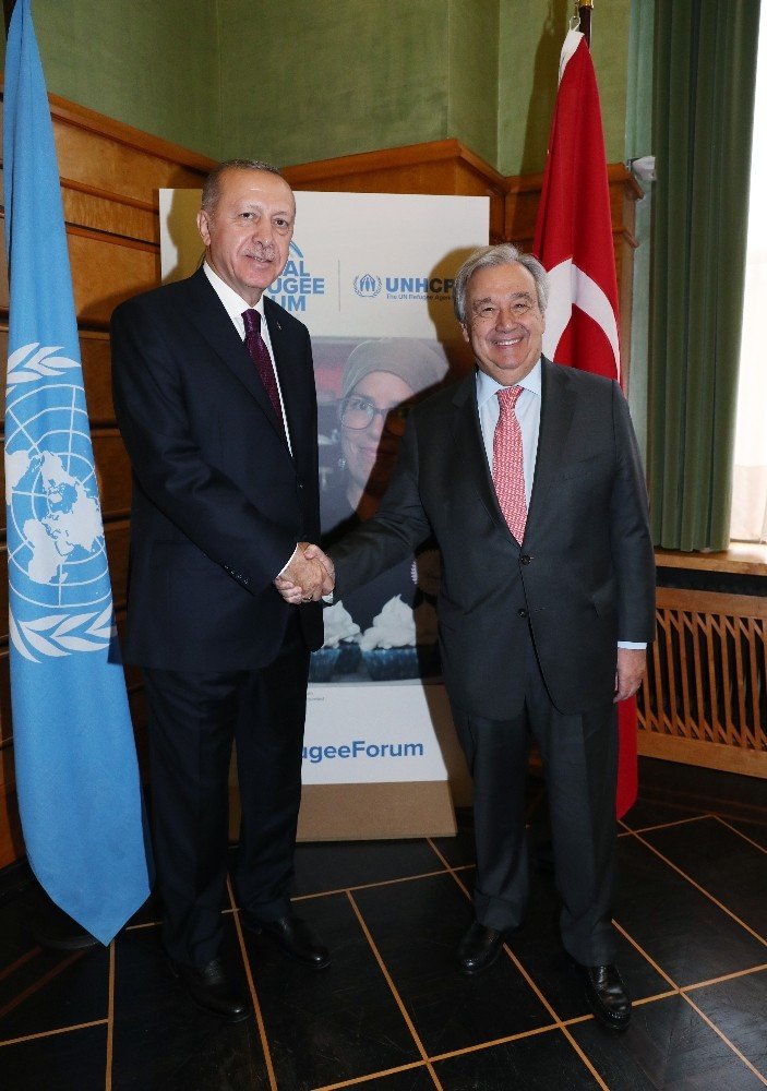 Cumhurbaşkanı Erdoğan, BM Genel Sekreteri Guterres ile görüştü