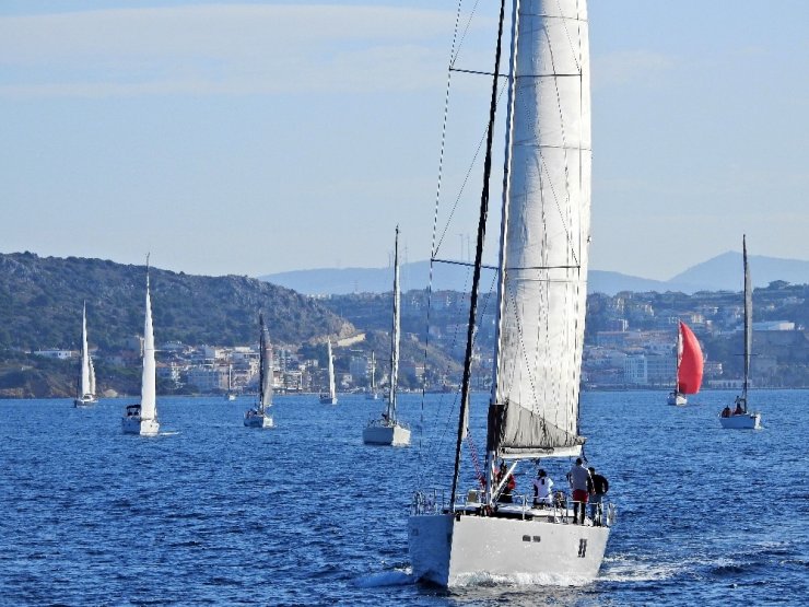 Güz Trofesi’nin son yarışları Çeşme’de gerçekleştirildi