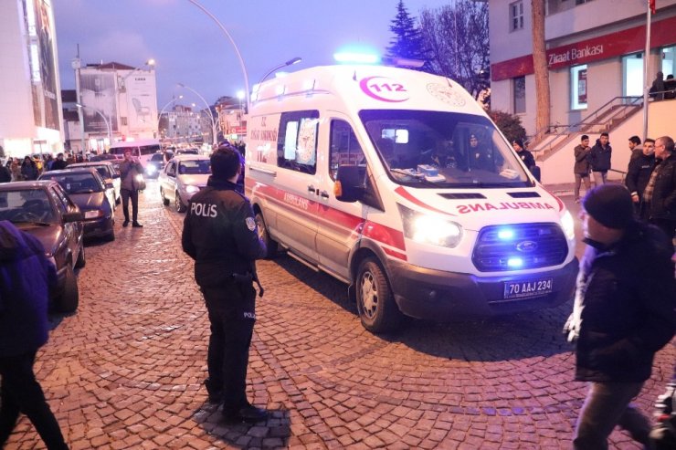 Karaman’da iki arkadaş arasında bıçaklı kavga: 1 yaralı