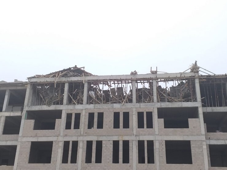 Ankara’da ilkokul inşaatı çöktü: 1 ölü, 1 yaralı