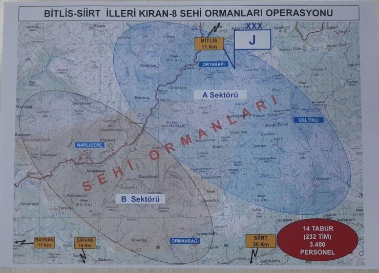 “Kıran-8 Sehi Ormanları Operasyonu" başlatıldı