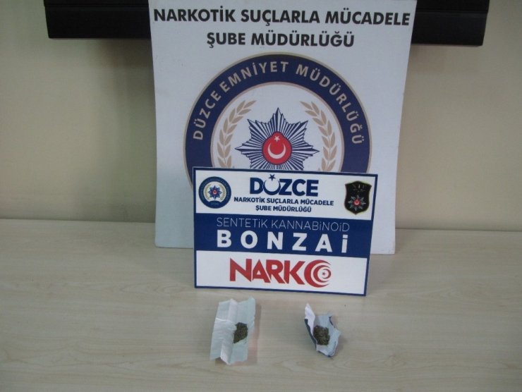 Düzce’de uyuşturucu operasyonu: 2 tutuklama