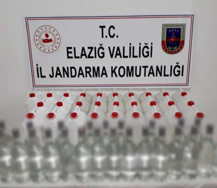 Elazığ’da kaçak içki ve uyuşturucu operasyonu: 3 gözaltı