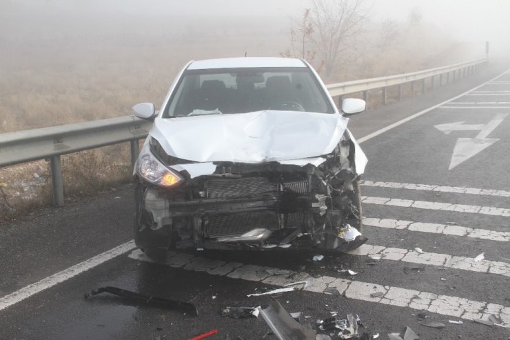 Elazığ’da sis zincirleme kazaya neden oldu: 1 yaralı