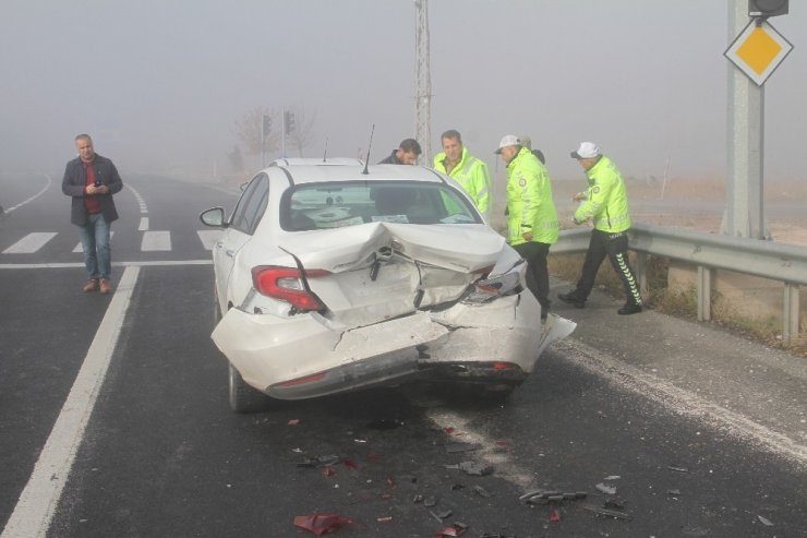 Elazığ’da sis zincirleme kazaya neden oldu: 1 yaralı