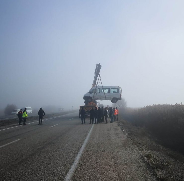 Beyşehir’de zincirleme trafik kazası: 8 yaralı
