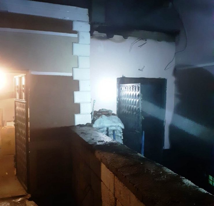 Kulu’da kalorifer dairesinde yangın