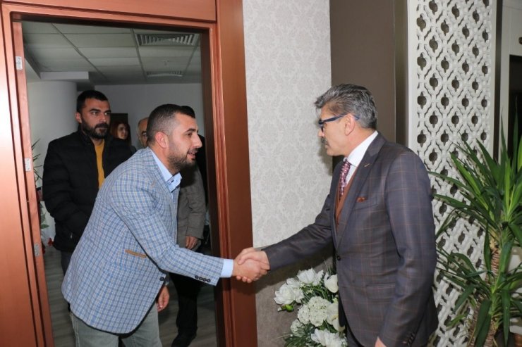 Taraftarlardan Emniyet Müdürü Dağdelen’e hayırlı olsun ziyareti
