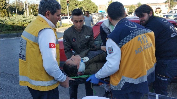 Samsun’da otomobiller çarpıştı: 1 yaralı