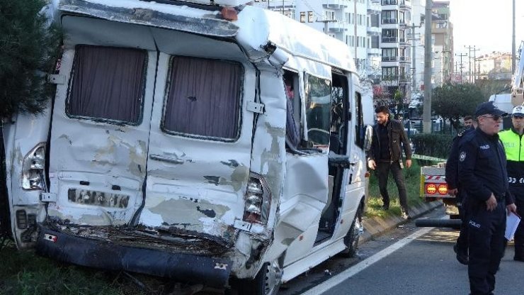 Trabzon’da kazaya sebep olan minibüs şoförü fazla yolcudan, tır şoförü ise hızdan bir çok kez trafik cezası almış