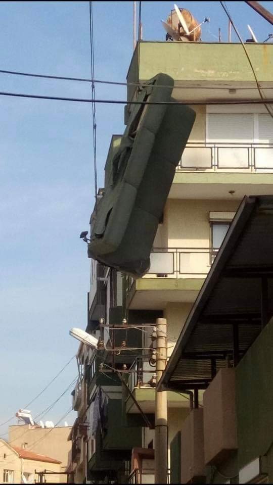 Tele kuş değil çekyat kondu