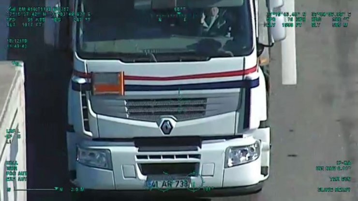 Gaziantep’te helikopter destekli trafik uygulaması