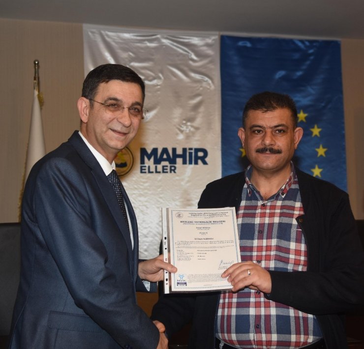 Mahir Ellere Mesleki Yeterlilik Belgesi