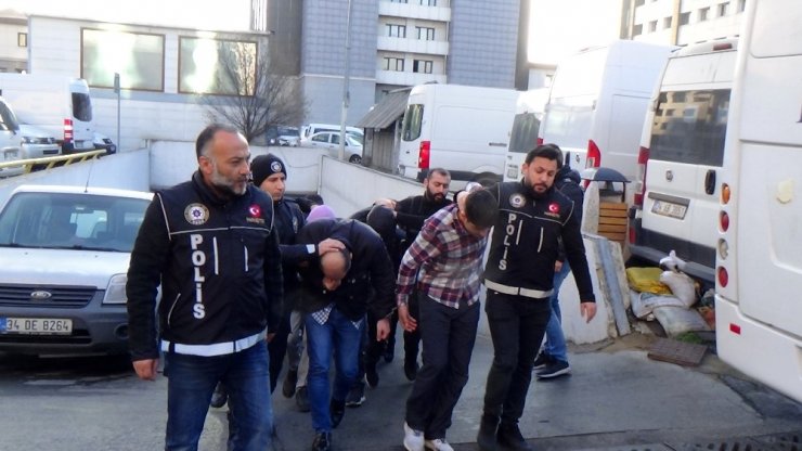 Uyuşturucu şüphelisi 110 kişi adliyelere sevk edildi