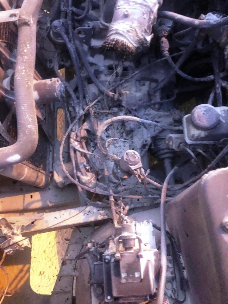 Kulu’da otomobil yangını