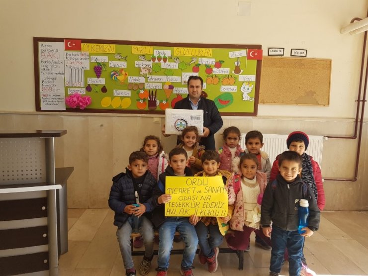 Ordu’dan Şanlıurfalı öğrencilere fındık