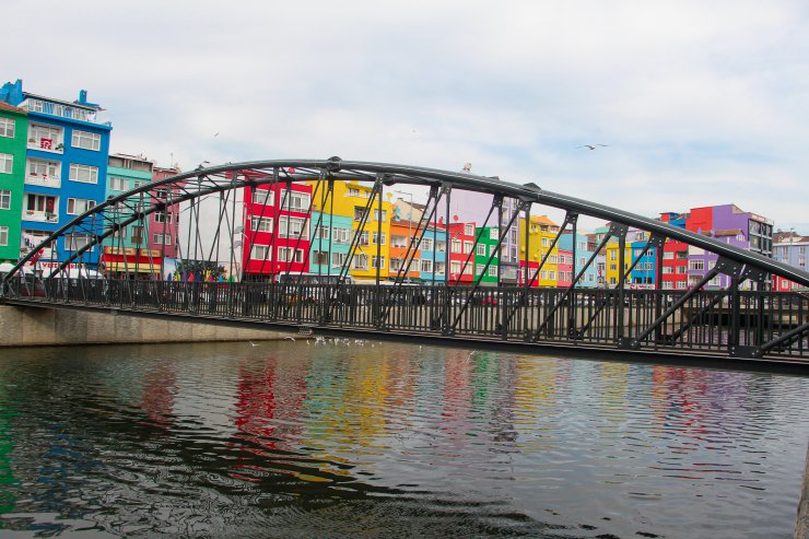 Silivri'de dere boyu gökkuşağı havası