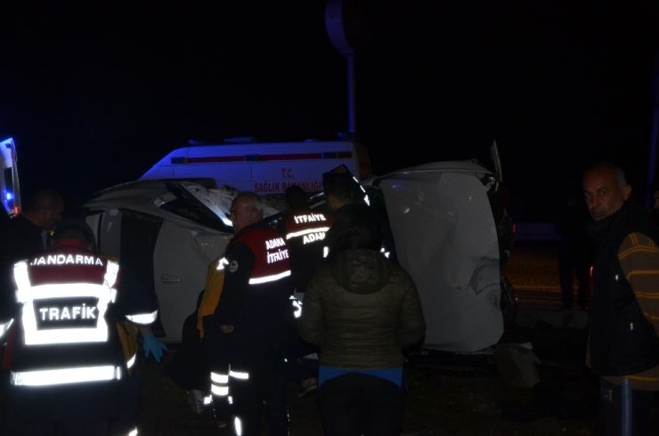 Kozan’da Trafik Kazası 1 Ölü 4 Yaralı