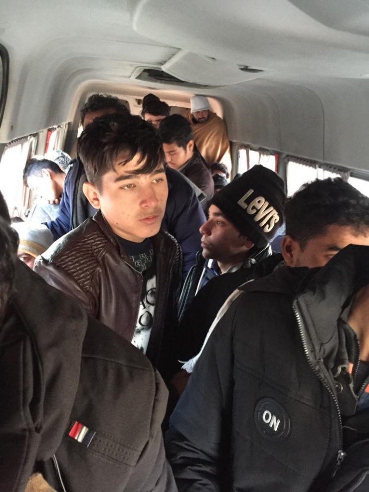 Ankara'da 38 düzensiz göçmen yakalandı