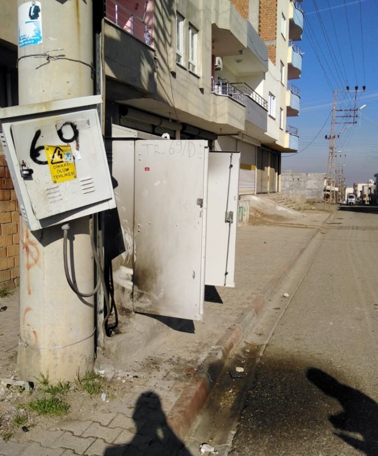 Batman’da 158 aboneye elektrik sağlayan pano kundaklandı