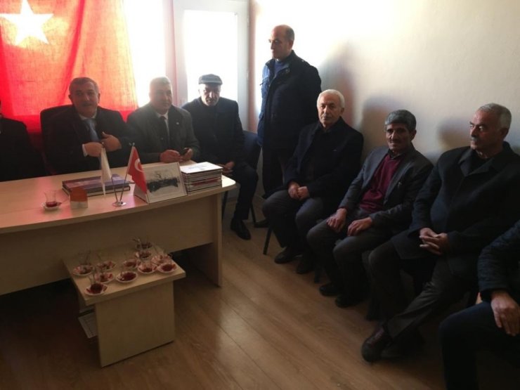 Başkanı Aslan’dan muhtarlara ziyaret