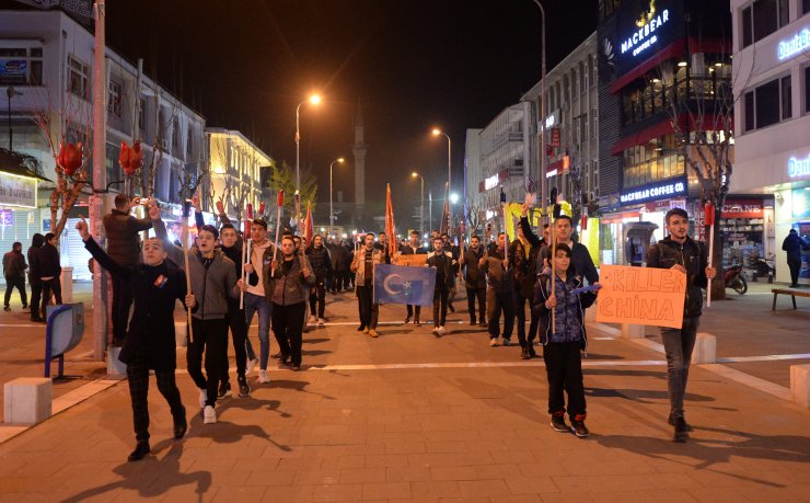 Çin'in Doğu Türkistan politikaları protesto edildi