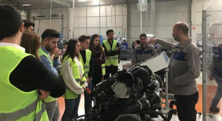 DPÜ KAMER’den Kros Otomotiv’e teknik gezi