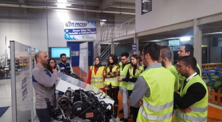 DPÜ KAMER’den Kros Otomotiv’e teknik gezi
