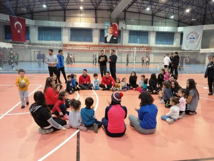 ERÜ Spor Bilimleri 55 öğrenciyi misafir etti