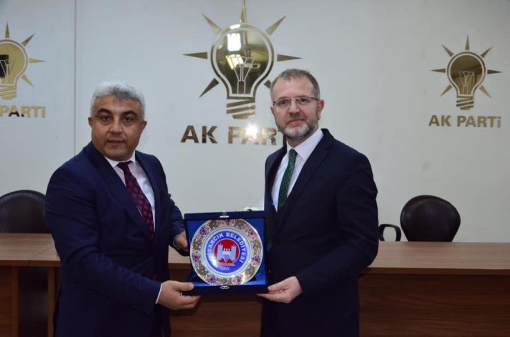 Hisarcık Heyeti’nden Başkan Ceyhun’a ’Hayırlı olsun’ ziyareti