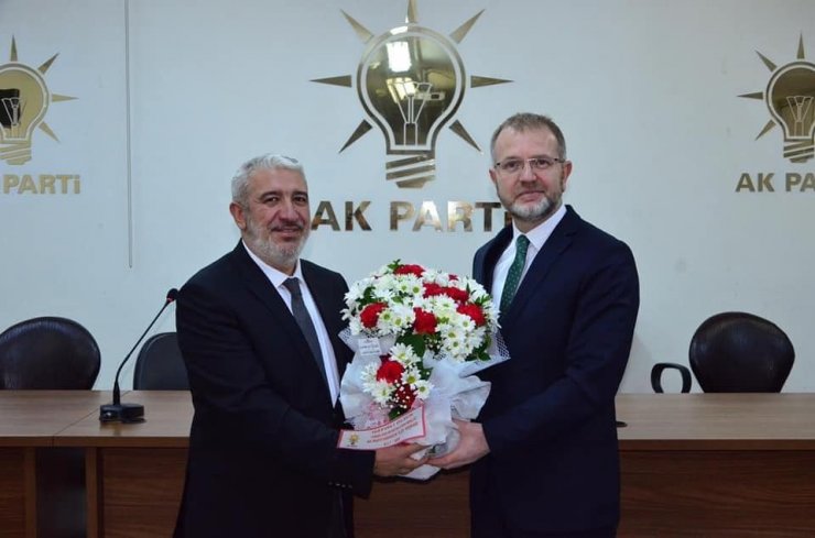 Hisarcık Heyeti’nden Başkan Ceyhun’a ’Hayırlı olsun’ ziyareti