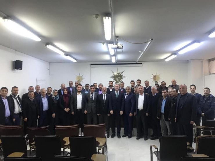 Hisarcık Heyeti’nden Başkan Ceyhun’a ’Hayırlı olsun’ ziyareti