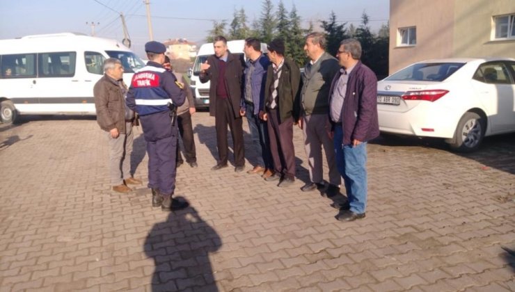 Jandarmadan servis şoförlerine eğitim