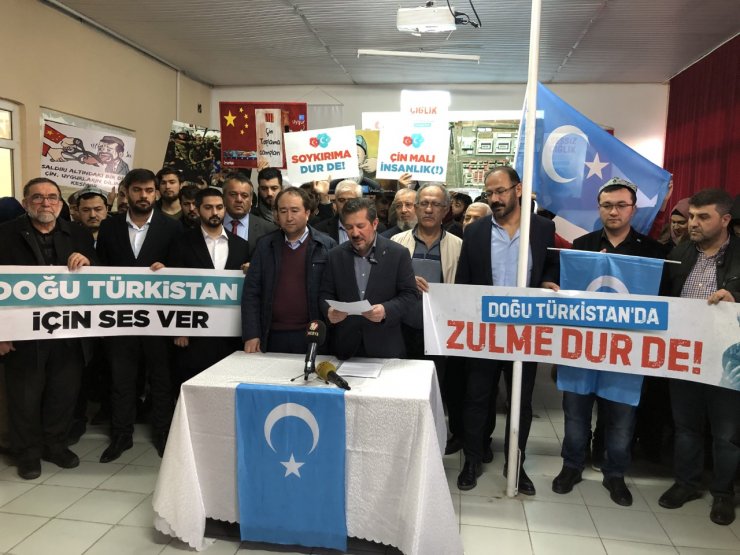 Kahramanmaraş'taki STK'lar Çin'in Doğu Türkistan politikalarına tepki gösterdi