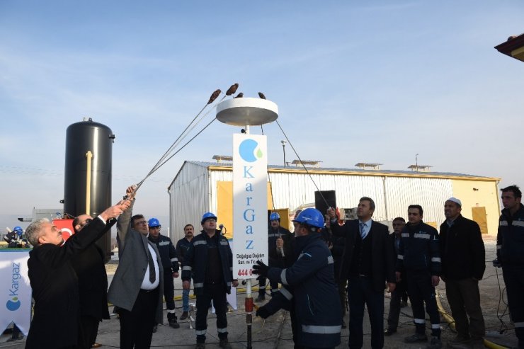 Taşköprü’ye sabit doğalgaz verilmeye başlandı