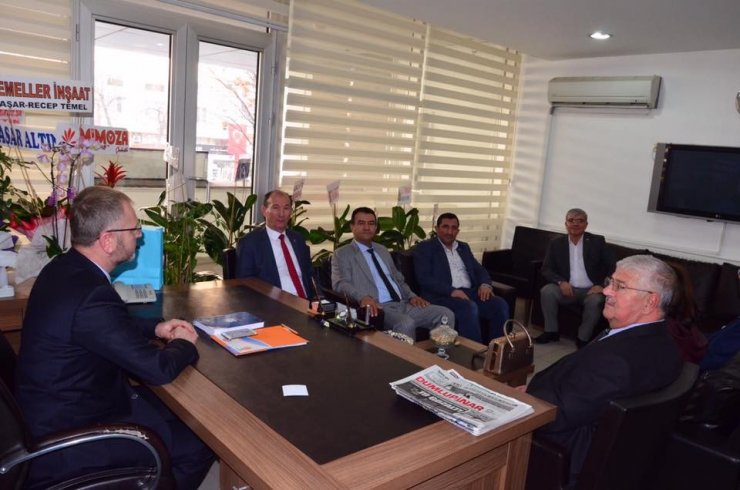 Şaphane heyetinden Başkan Ceyhun’a ’Hayırlı olsun’ ziyareti