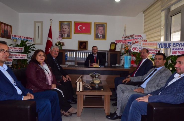 Şaphane heyetinden Başkan Ceyhun’a ’Hayırlı olsun’ ziyareti