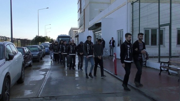 Torbacı operasyonunda 16 zanlı tutuklandı