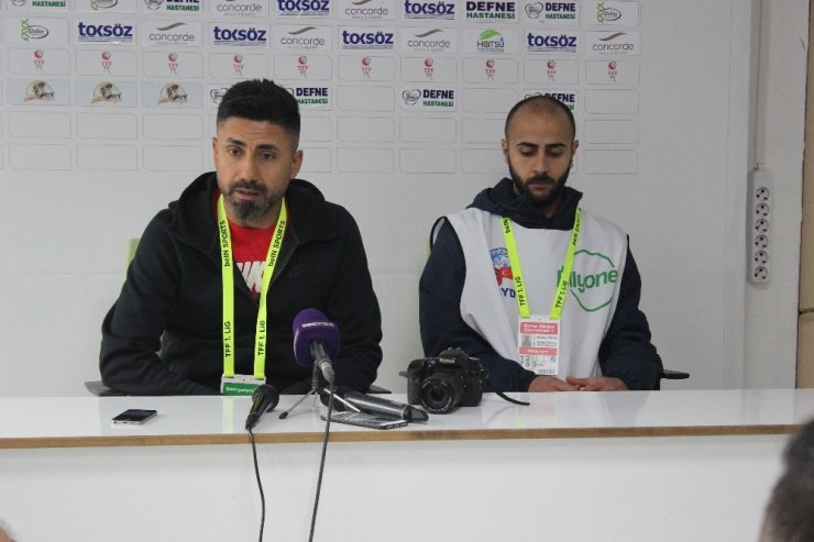 Hatayspor-Adanaspor maçının ardından